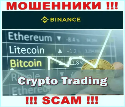 Тип деятельности мошенников Бинансе Ком - это Crypto trading, но имейте ввиду это разводняк !!!