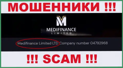 Medi Finance Limited вроде бы, как управляет организация МедиФинансЛимитед Лтд