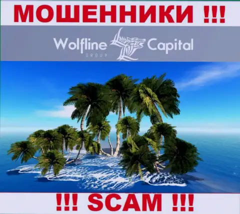 Жулики Wolfline Capital LLC не размещают достоверную информацию касательно своей юрисдикции