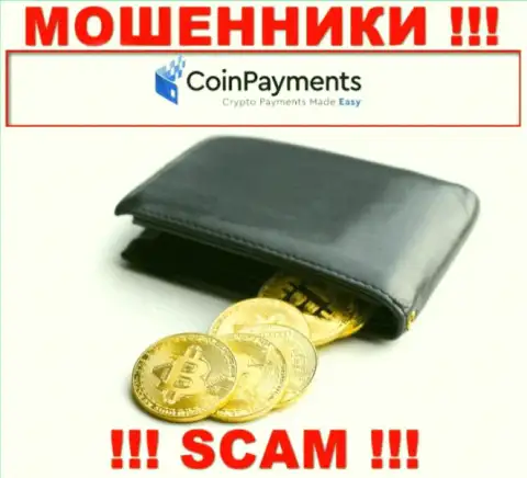 Будьте очень внимательны, направление деятельности CoinPayments, Криптовалютный кошелек - лохотрон !