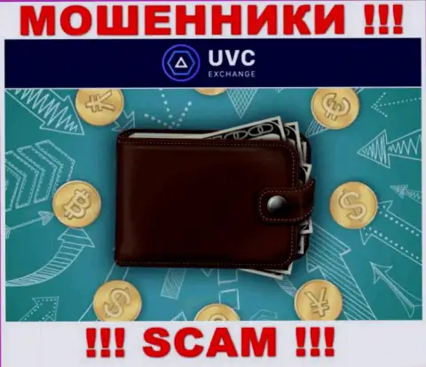 Crypto кошелек - конкретно в таком направлении предоставляют услуги мошенники UVCExchange Com