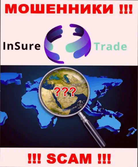 Информацию об юрисдикции InSure-Trade Io Вы не сможете найти, отжимают вложения и делают ноги безнаказанно