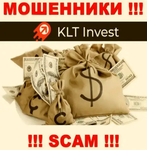 KLT Invest - это КИДАЛОВО !!! Затягивают лохов, а после чего прикарманивают их вложенные деньги