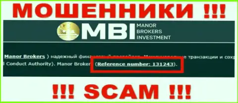 Хоть Manor BrokersInvestment и представляют на информационном сервисе лицензию на осуществление деятельности, знайте - они все равно ВОРЫ !!!