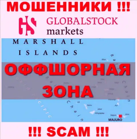 GlobalStockMarkets Org расположились на территории - Marshall Islands, остерегайтесь работы с ними