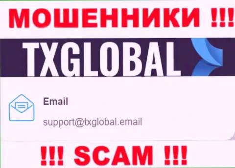 Крайне опасно общаться с internet-мошенниками ТХГлобал Ком, и через их е-мейл - обманщики