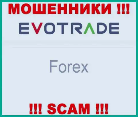 EvoTrade Com не вызывает доверия, Forex - это конкретно то, чем занимаются данные интернет-кидалы