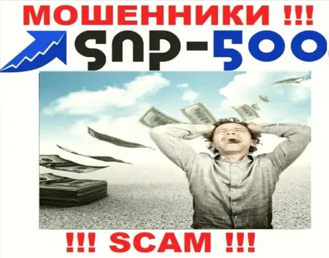Избегайте интернет-аферистов SNP500 - обещают много денег, а в конечном итоге надувают