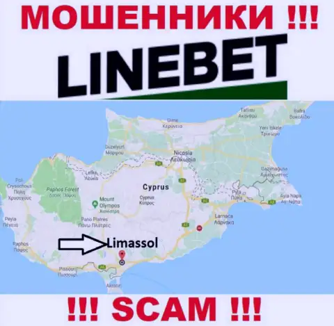 Пустили корни аферисты ЛинБет Ком в офшоре  - Cyprus, Limassol, будьте крайне осторожны !!!