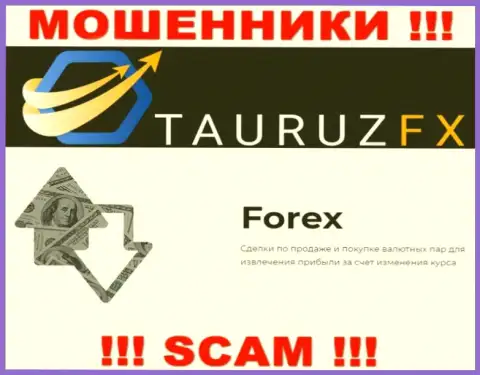 ФОРЕКС - это именно то, чем промышляют мошенники TauruzFX