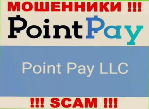 Юридическое лицо internet-шулеров PointPay - Point Pay LLC, информация с web-портала мошенников