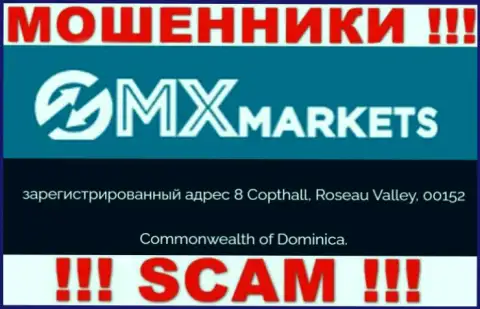 GMXMarkets Com - это МОШЕННИКИ ! Зарегистрированы в оффшоре по адресу: 8 Copthall, Roseau Valley, 00152 Commonwealth of Dominica