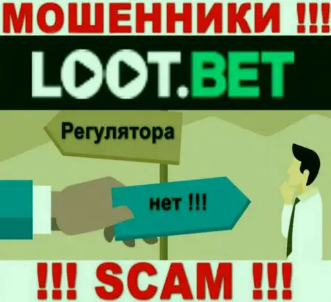 Информацию об регулирующем органе компании LootBet не разыскать ни на их сайте, ни в глобальной сети интернет