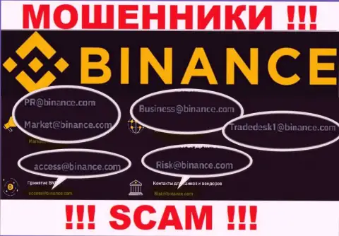 Довольно опасно общаться с интернет-мошенниками Бинанс, и через их е-майл - обманщики