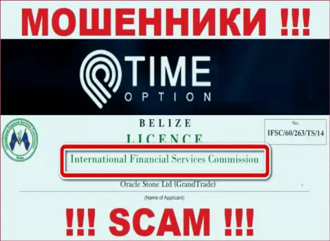 Time Option и контролирующий их работу орган (International Financial Services Commission), являются мошенниками