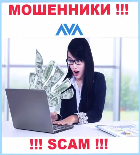 Оплата комиссионного сбора на Вашу прибыль - это еще одна уловка internet обманщиков Ava Trade