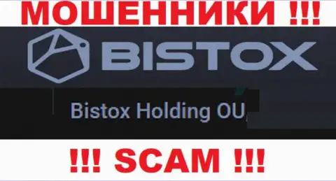 Юридическое лицо, которое управляет интернет-мошенниками Bistox - это Бистокс Холдинг ОЮ