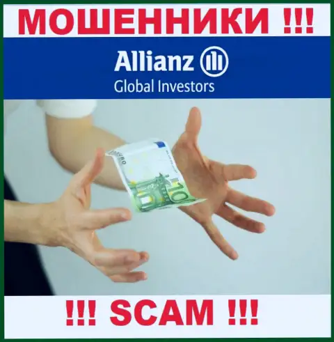 В дилинговой компании AllianzGI Ru Com требуют заплатить дополнительно комиссии за вывод денежных активов - не ведитесь