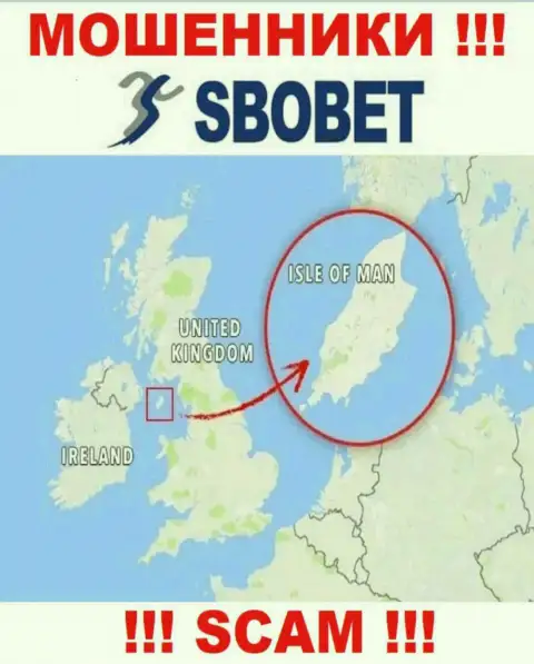 В организации SboBet Com спокойно дурачат клиентов, так как скрываются в офшорной зоне на территории - Isle of Man