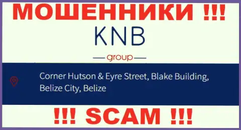 Денежные средства из компании KNB Group вернуть обратно нереально, т.к. пустили корни они в оффшоре - Corner Hutson & Eyre Street, Blake Building, Belize City, Belize