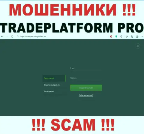 TradePlatform Pro - это интернет-ресурс Trade Platform Pro, где с легкостью возможно угодить в грязные руки этих мошенников