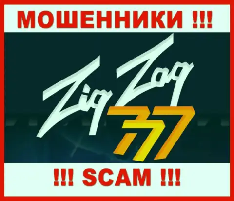 Логотип МОШЕННИКА ЗигЗаг 777