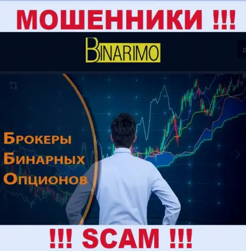 Связываться с Binarimo довольно опасно, потому что их направление деятельности Broker - это обман