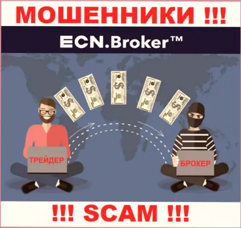 Не работайте с брокерской компанией ECNBroker - не станьте очередной жертвой их незаконных комбинаций