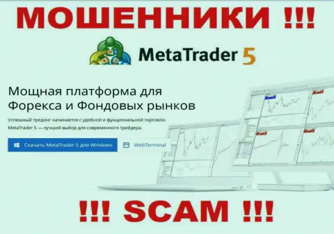 MetaTrader 5 заняты обманом наивных клиентов, прокручивая свои делишки в сфере ПО