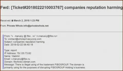 ФИБО Груп жалуются на портал fiboforex-obman.com